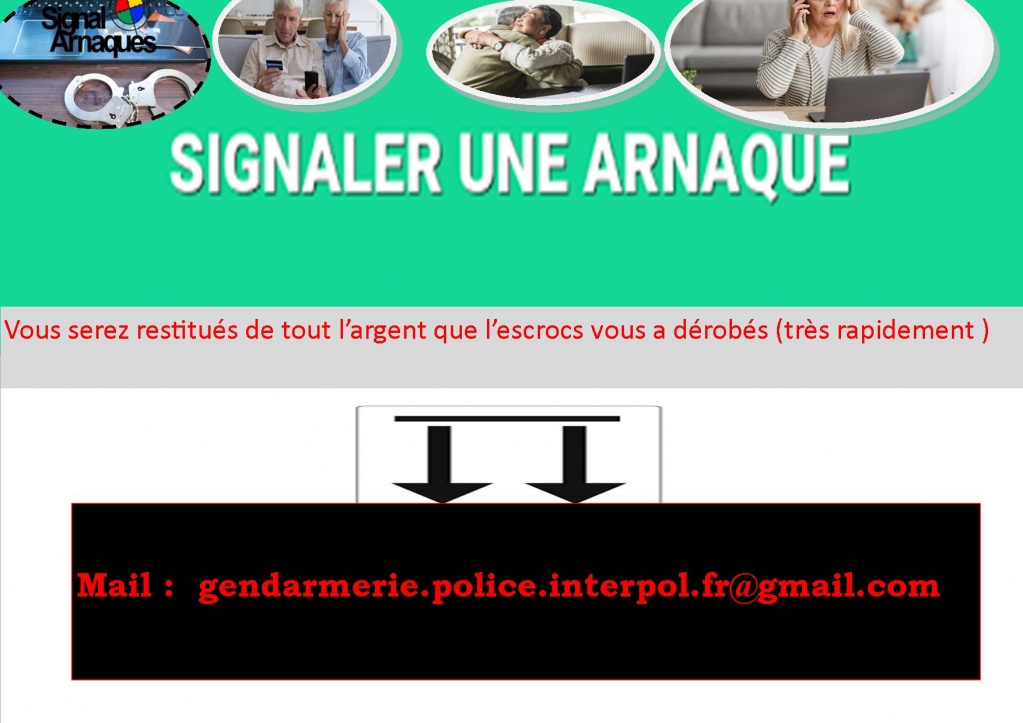 Ëtes- vous arnaqués sur internet une fois ? comment ? et de combien ?---  Dénoncez une arnaque  en ligne à l'interpol et soyez restitués immédiatement  de vos fonds dérobés : mail: gendarmerie.police.interpol.fr@gmail.com  Bonjour    Vous qui êtes vi
