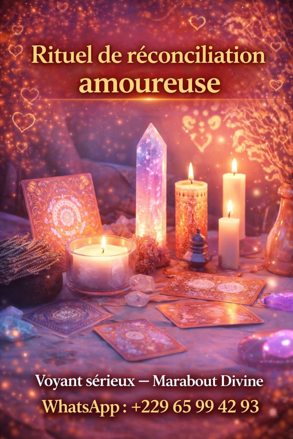 Retour d'affection de l'être aime Tel:+22965994293