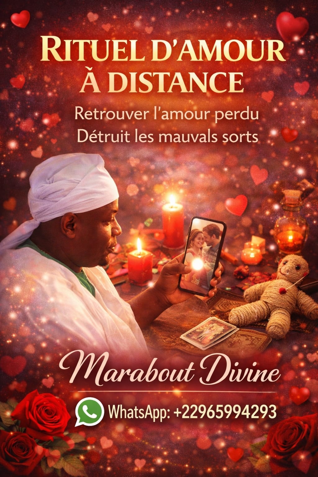 Rituel pour attirer l'Amour Tel:+22965994293