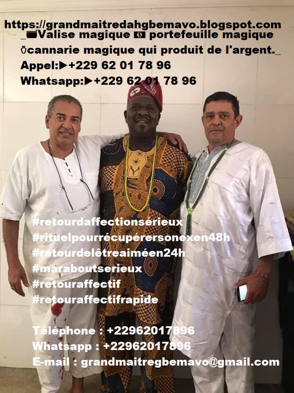 SAVON MIRACLE DANH-MAURI-WASHI: RICHESSE ET POUVOIRS +229 62 01 78 96