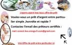 OFFRE DE PRÊT ENTRE PARTICULIER  facile et rapide .( conact.live.orange.fr.com@gmail.com  )