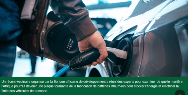 La Banque africaine de développement et ses partenaires discutent du potentiel en minéraux verts de l’Afrique pour la transition énergétique La Banque africaine de développement et ses partenaires discutent du potentiel en minéraux verts de l’Afrique pour la transition énergétique