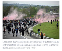 Autoroute Toulouse-Castres : une manifestation dans le Tarn contre ce projet très contesté Autoroute Toulouse-Castres : une manifestation dans le Tarn contre ce projet très contesté