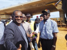 Mansour Elimane Kane a visité les chantiers routiers de Dakar Mansour Elimane Kane a visité les chantiers routiers de Dakar