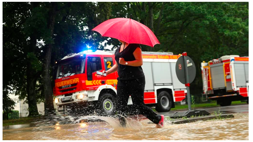 Inondations à travers l’Europe après des pluies abondantes