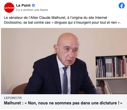 Malhuret : « Non, nous ne sommes pas dans une dictature ! »