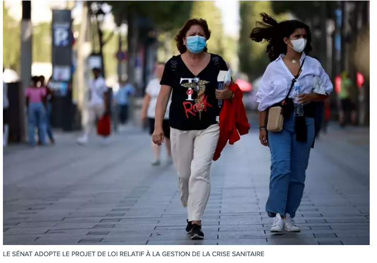 Le Sénat adopte le projet de loi relatif à la gestion de la crise sanitaire
