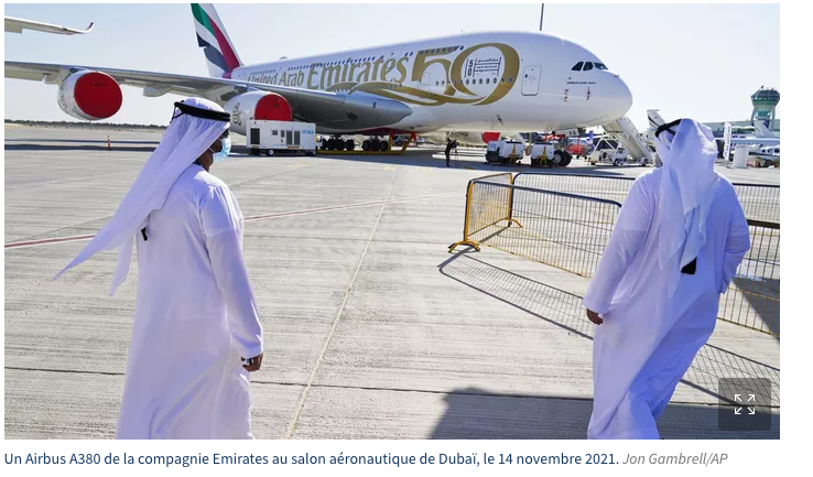 Airbus décroche un mégacontrat de 255 avions au salon aéronautique de Dubaï