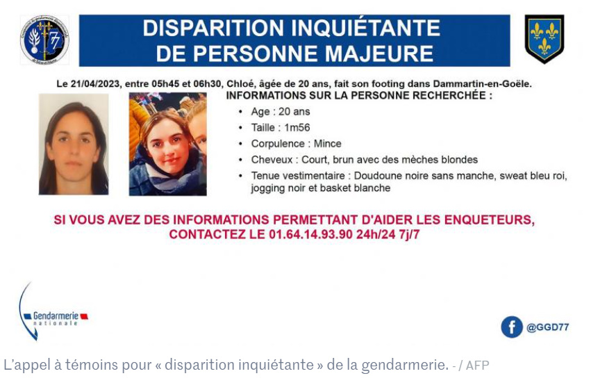 Seine-et-Marne : une jeune femme partie faire un footing portée disparue, important dispositif de recherche déployé