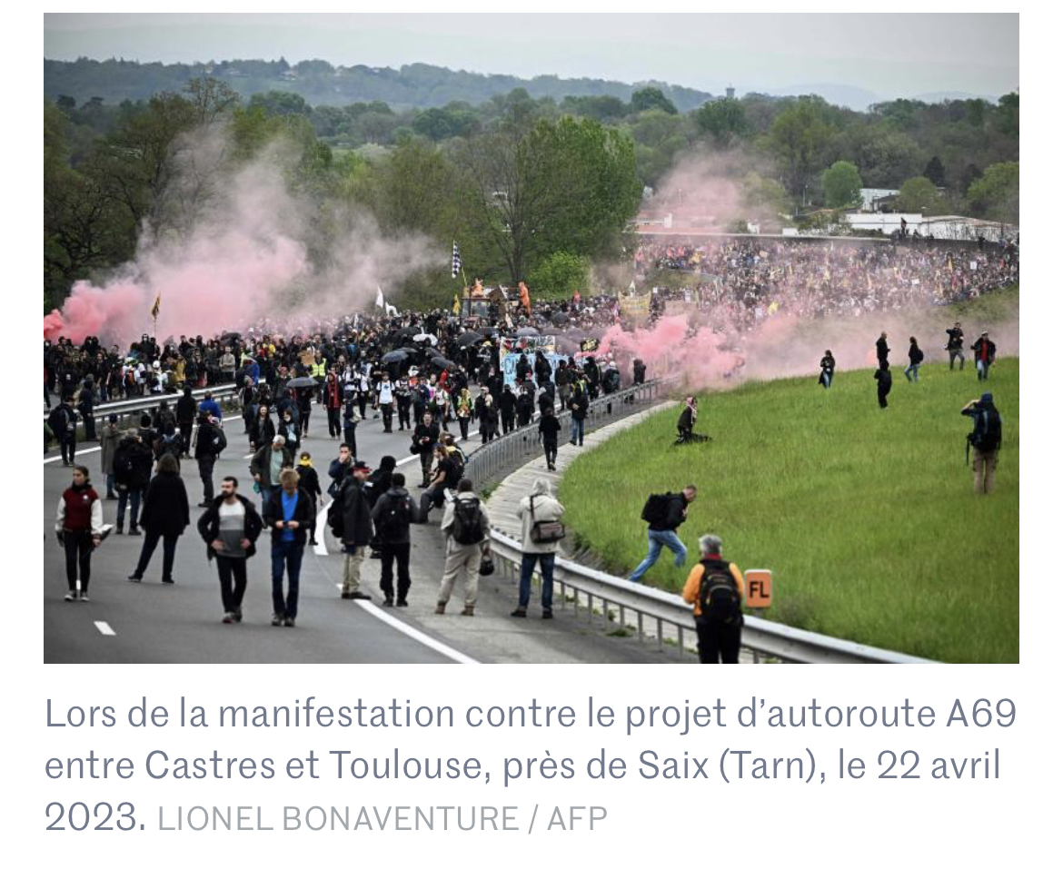 Autoroute Toulouse-Castres : une manifestation dans le Tarn contre ce projet très contesté