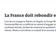 La France doit rebondir en Afrique