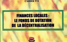 Publication:Finances locales :Le fonds de dotation de la décentralisation
