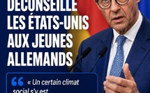 🇩🇪🇺🇸 Le chancelier allemand Friedrich Merz déconseille désormais aux jeunes Allemands d’aller s’installer aux États-Unis.